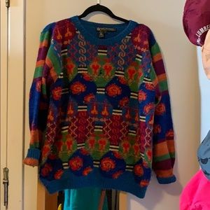 Retro colorful Uruguay sweater!!